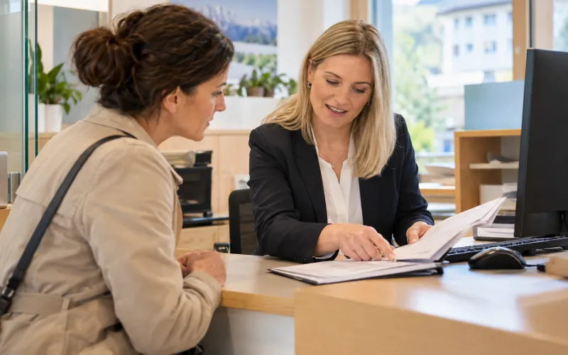 Beratungsgespräch im modernen Büro