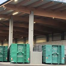 Das Wertstoffsammelzentrum in Pöchlarn.