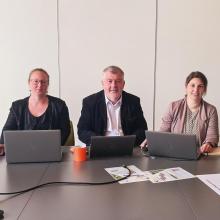 Das GDA-Team mit Andreas Schmidinger, Sarah Schmutz, Wolfgang Lindorfer, Eva Zirkler und Marcus Haunold.