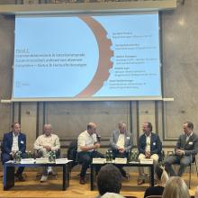 Podium bei der Leerstandskonferenz