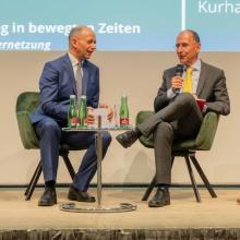 Hans Braun, Thomas Hofer, Peter Filzmayer, Johannes Pressl bei den Kommunalen Sommergesprächen