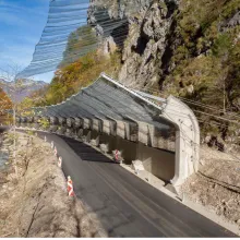 Steinschlagschutz in Radmer