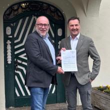 Bürgermeister Otto Kloiber und Landesrat Martin Zauner